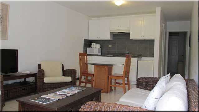 Kitchen and dining area